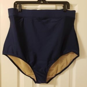 Navy blue swim briefs